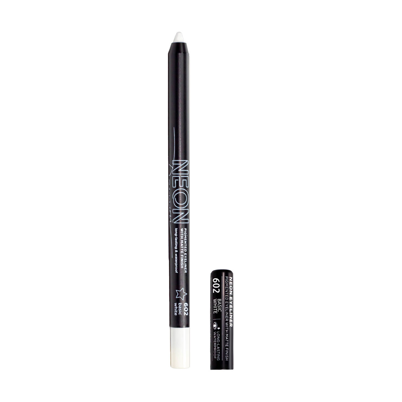 Олівець для очей Parisa Cosmetics Neon Eyeliner 602 Білий неон, 1.2 г