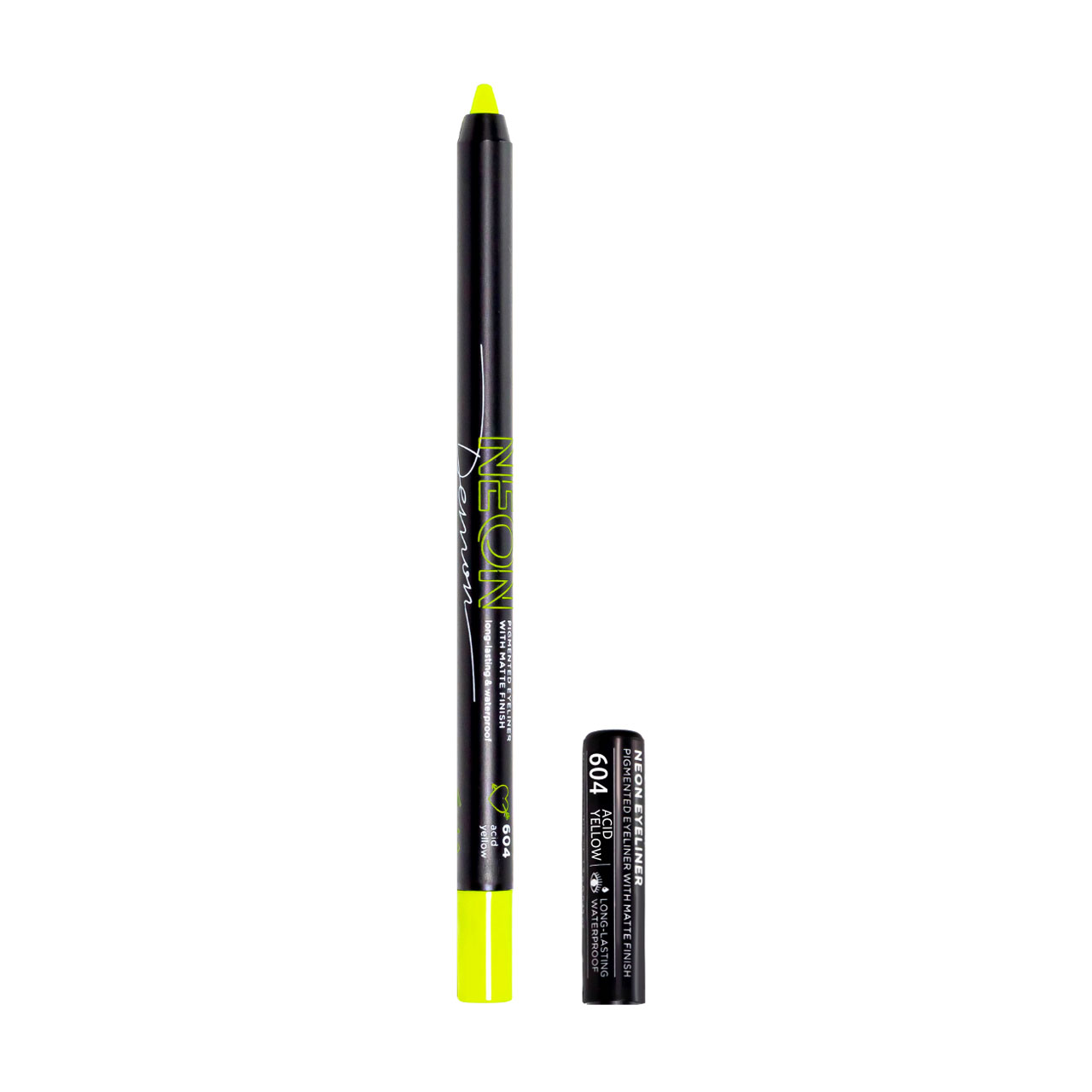 Олівець для очей Parisa Cosmetics Neon Eyeliner 604 Жовтий неон, 1.2 г
