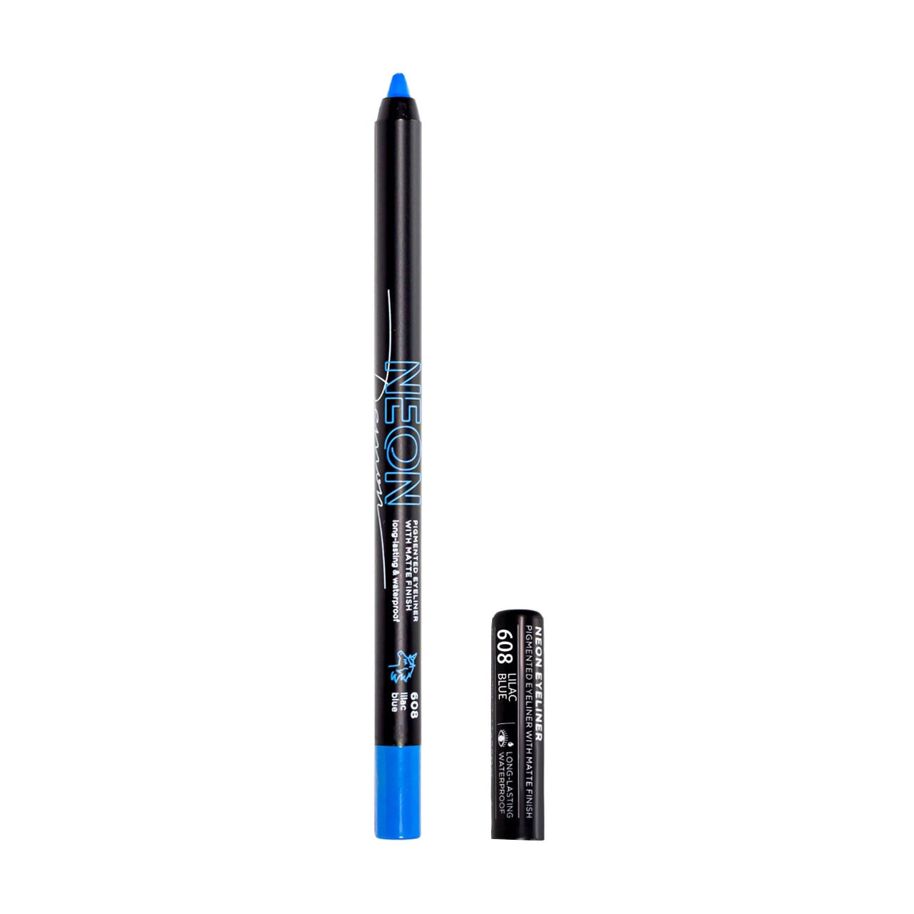 Олівець для очей Parisa Cosmetics Neon Eyeliner 608 Синій неон, 1.2 г